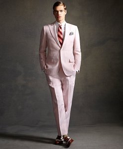 Brooks Brothers Pink Suit
